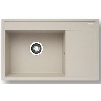 Zlewozmywak granitowy 79x50 cm beżowy 070074201 Pyramis Camea