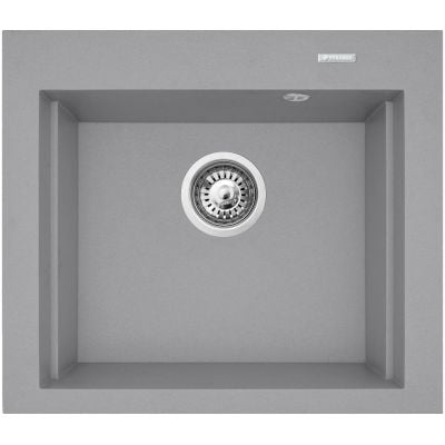 Zlewozmywak granitowy 57x51.5 cm szary/grafitowy/onyx 070084901 Pyramis Siros