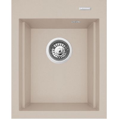 Zlewozmywak granitowy 48x39 cm beżowy 070180212 Pyramis Siros