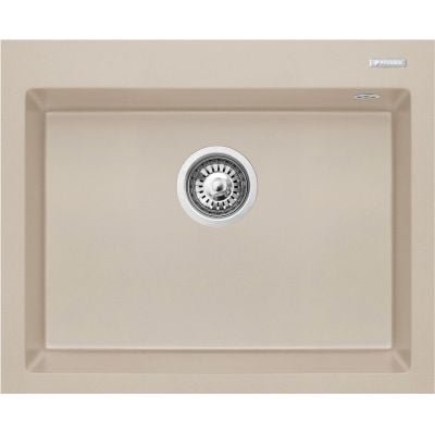 Zlewozmywak granitowy 61x50 cm beżowy 070187012 Pyramis Istros