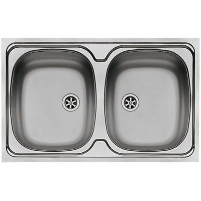 Zlewozmywak stalowy 80x50 cm 100117601 Pyramis Intl