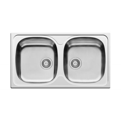 Zlewozmywak stalowy 78x43.5 cm 100138801 Pyramis Basic