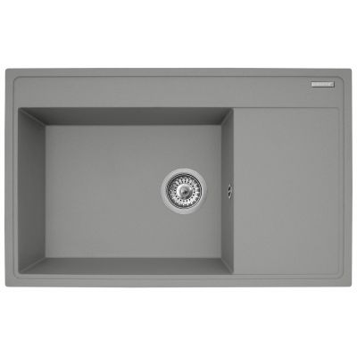 Zlewozmywak granitowy 79x50 cm szary/grafitowy/onyx 070058701 Pyramis Camea