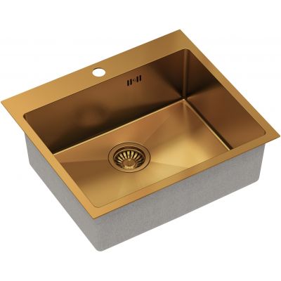 Zlewozmywak stalowy 55x48 cm HB7910PVDBSC1 Quadron Russel