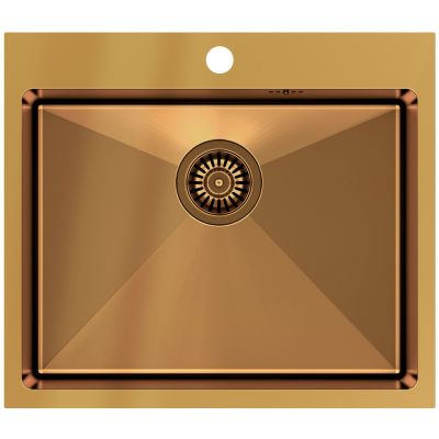 Zlewozmywak stalowy 55x48 cm HB7910PVDBSC1 Quadron Russel