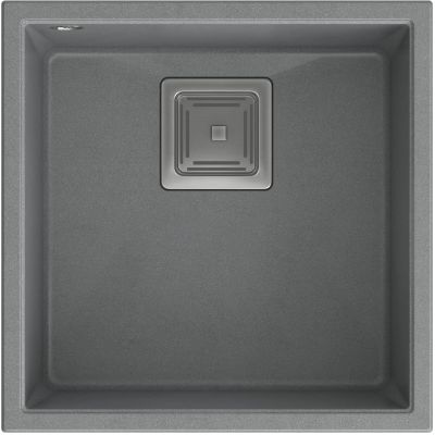 Zlewozmywak GraniteQ 42x42 cm HQD4242U5BS Quadron David