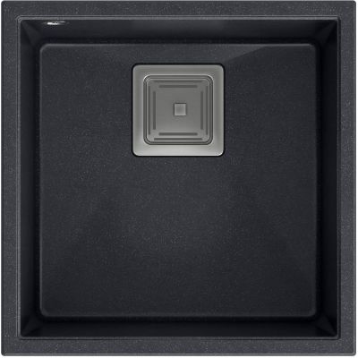 Zlewozmywak GraniteQ 42x42 cm HQD4242U8BS Quadron David