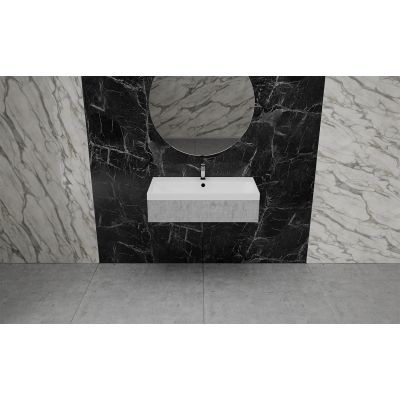 Umywalka 60x40 cm prostokątna wpuszczana biała 0600400103101XX Vayer Cygnus