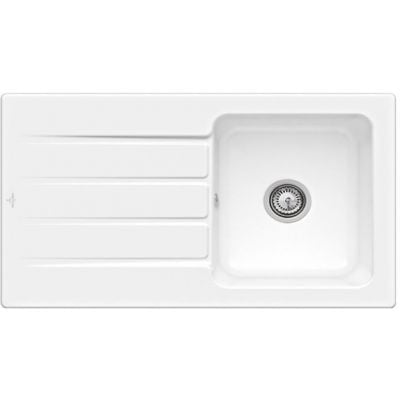 Zlewozmywak ceramiczny 86x51 cm biały 335001R1 Villeroy & Boch Architectura