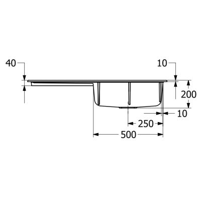 Zlewozmywak ceramiczny 100x51 cm biały 338601KG Villeroy & Boch Linara