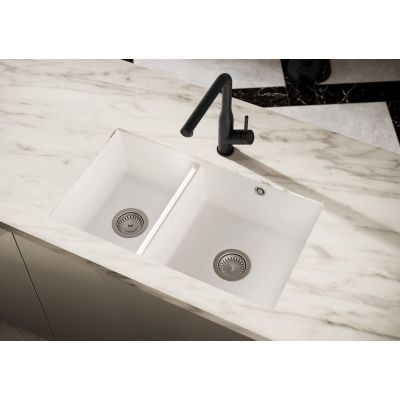 Zlewozmywak ceramiczny 75x44 cm biały 338801R1 Villeroy & Boch Subway