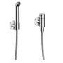Zestaw słuchawki bidetowej podtynkowy chrom 48655000 Axor One zdj.1