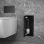 Schowek na szczotkętoaletową czarna B040102050401 Balneo Wall Box Brush S zdj.7
