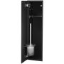 Schowek na szczotkętoaletową czarna B040102050502 Balneo Wall-Box Brush zdj.4