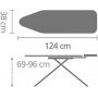 Deska do prasowania 124x38 cm 134241 Brabantia zdj.2
