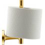 Uchwyt na papier toaletowy złoty 0099393400 Duravit Starck T zdj.5