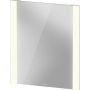 Lustro 60x70 cm prostokątne z oświetleniem biały LM7865000000000 Duravit Light & Mirrors zdj.1