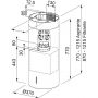 Okap kuchenny 37 cm czarny 3350588180 Franke Ftu Plus zdj.2