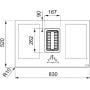 Płyta indukcyjna z okapem 83 cm blatowy czarny 3400595364 Franke Maris zdj.3