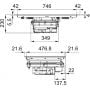 Płyta indukcyjna z okapem 83 cm blatowy czarny 3400705226 Franke Maris zdj.4