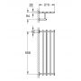 Półka 60 cm grafitowa 40512AL1 Grohe Essentials Cube zdj.2