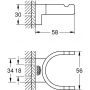 Wieszak na ręcznik starlight chrome 41049000 Grohe Selection zdj.2