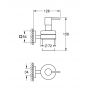 Dozownik do mydła 160 ml czarny 410982430 Grohe Start Cube zdj.2