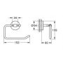 Uchwyt na papier toaletowy chrom 41165000 Grohe Start Cosmopolitan zdj.2
