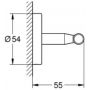 Uchwyt na ręczniki chrom 41168000 Grohe Start Cosmopolitan zdj.2