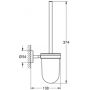 Szczotka toaletowa ścienna chrom 41169000 Grohe Start Cosmopolitan zdj.2