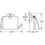 Uchwyt na papier toaletowy stal 41179DC0 Grohe QuickFix zdj.2