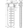 Zestaw podstawowy 145 cm biały 28020700 Hansgrohe sBox zdj.2