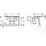 Uchwyt na papier toaletowy chrom 41789000 Hansgrohe AddStoris S zdj.2
