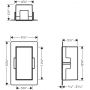 Półka wnękowa 30 cm biała 56076700 Hansgrohe XtraStoris Minimalistic zdj.2