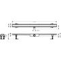 Odpływ liniowy 120 cm stal 56172800 Hansgrohe RainDrain Compact zdj.2