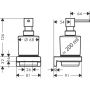 Hansgrohe AddStoris 41745140 dozownik do mydła zdj.2