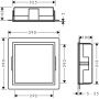 Uchwyt na papier toaletowy czarny 56098140  Hansgrohe XtraStoris Individual zdj.2