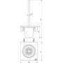Szczotka toaletowa ścienna szklana-brązowa BD593BR Ideal Standard Alu+ zdj.2
