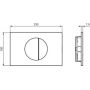 Przycisk spłukujący do wc chrom mat R0503AA Ideal Standard zdj.2