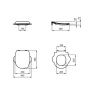 Deska sedesowa biała S453301 Ideal Standard Contour 21 zdj.2