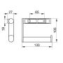 Uchwyt na papier toaletowy chrom 14962010001 Keuco Plan zdj.2