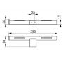 Uchwyt na papier toaletowy chrom 14963010003 Keuco Plan zdj.2