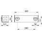 Koszyk łazienkowy biały 24954510000 Keuco Shower Shelves zdj.2