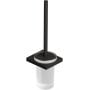 Szczotka toaletowa z rączką ścienna czarna 31974N2 Kludi Vela C zdj.1