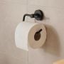 Uchwyt na papier toaletowy czarny 405600000000 Tesa Moon zdj.3