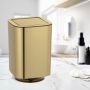 Kosz na śmieci 5.5 l złoty 24163100 Wenko Auron zdj.4