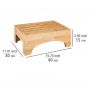 Taboret 24870100 Wenko Bambusa zdj.2