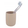 Kubek na szczoteczki beżowy 25183100 Wenko Agropoli zdj.3