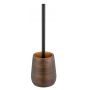 Szczotka toaletowa stojąca brązowa 25354100 Wenko Palena zdj.1