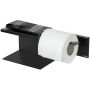 Uchwyt na papier toaletowy czarny 26586100 Wenko Lizan zdj.1